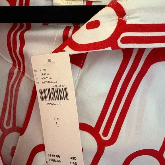 Anthropologie Maeve Red and White Maxi Dress - Picture 2 of 4